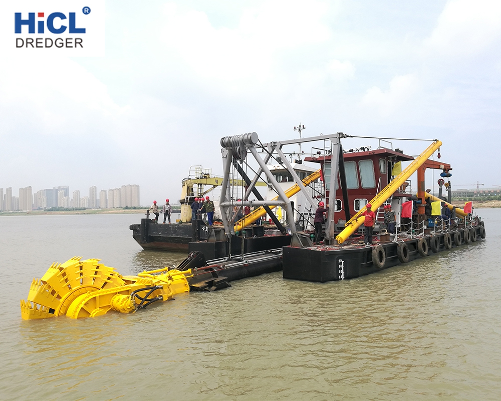 HWB200 8inch 800m3/h Hydraulic Wheel Bucket Dredge